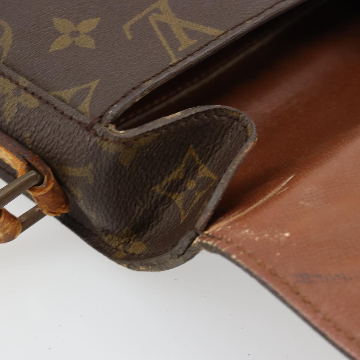 LOUIS VUITTON Monogram Saint Cloud PM Shoulder Bag M51244 LV Auth BA12948