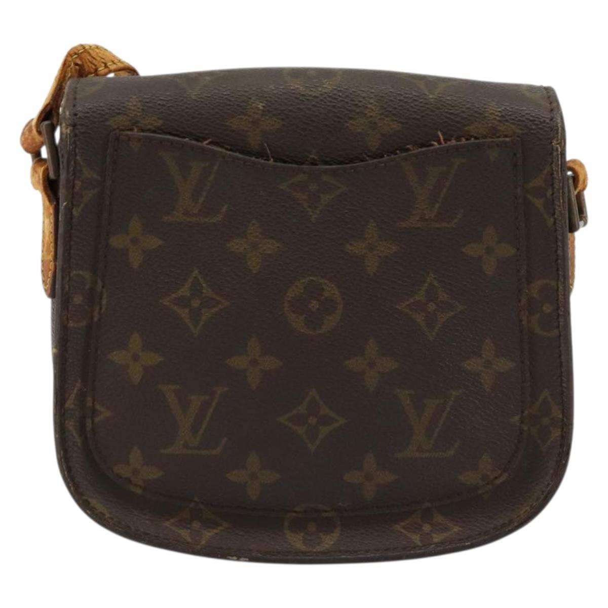 LOUIS VUITTON Monogram Saint Cloud PM Shoulder Bag M51244 LV Auth BA12948