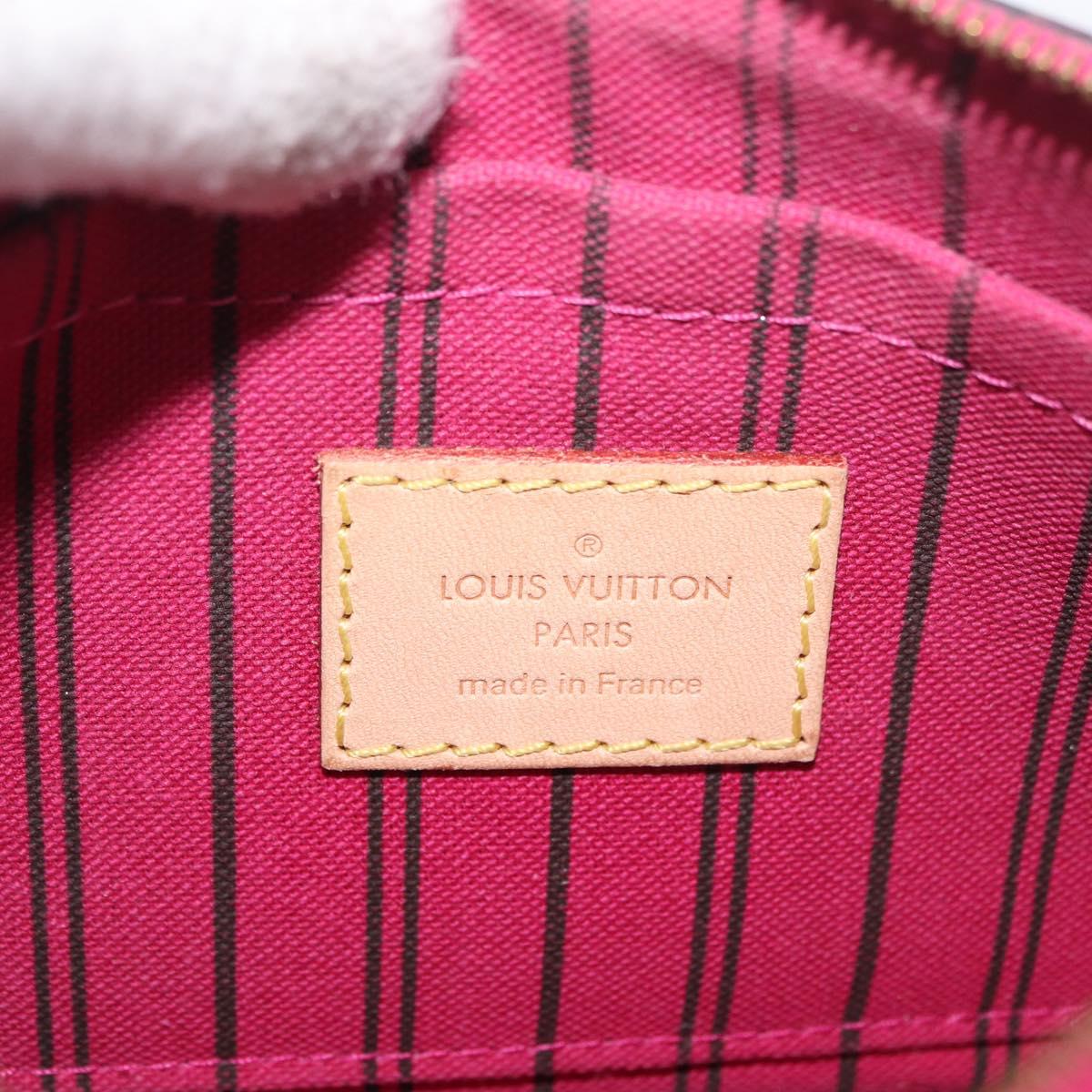 LOUIS VUITTON Monogram Neverfull PM Accessory Pouch LV Auth BA12952