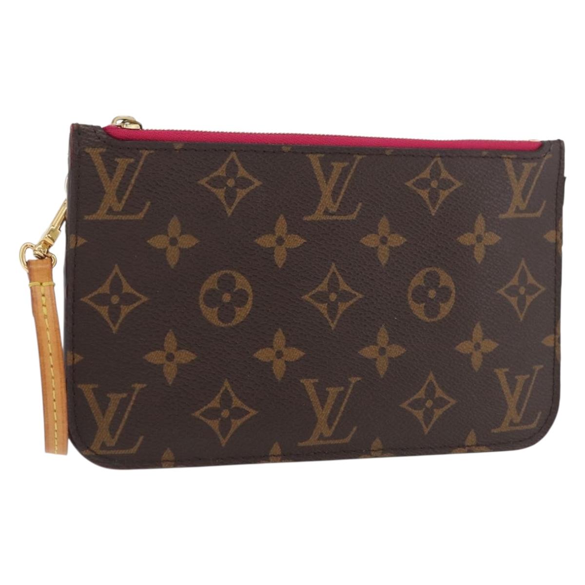 LOUIS VUITTON Monogram Neverfull PM Accessory Pouch LV Auth BA12952