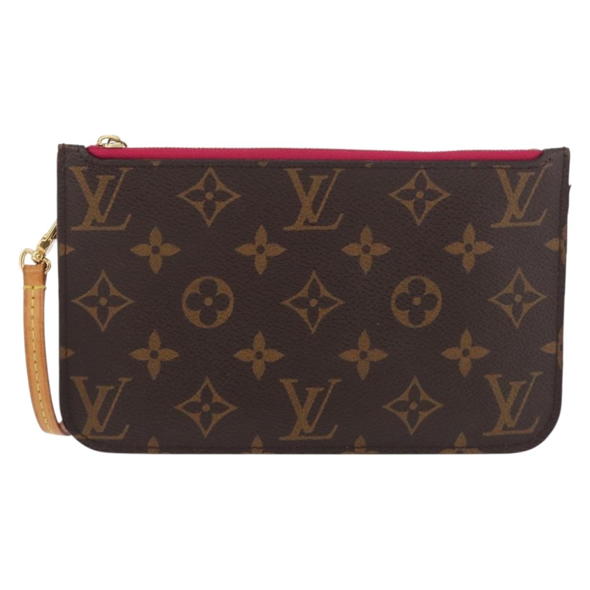 LOUIS VUITTON Monogram Neverfull PM Accessory Pouch LV Auth BA12952