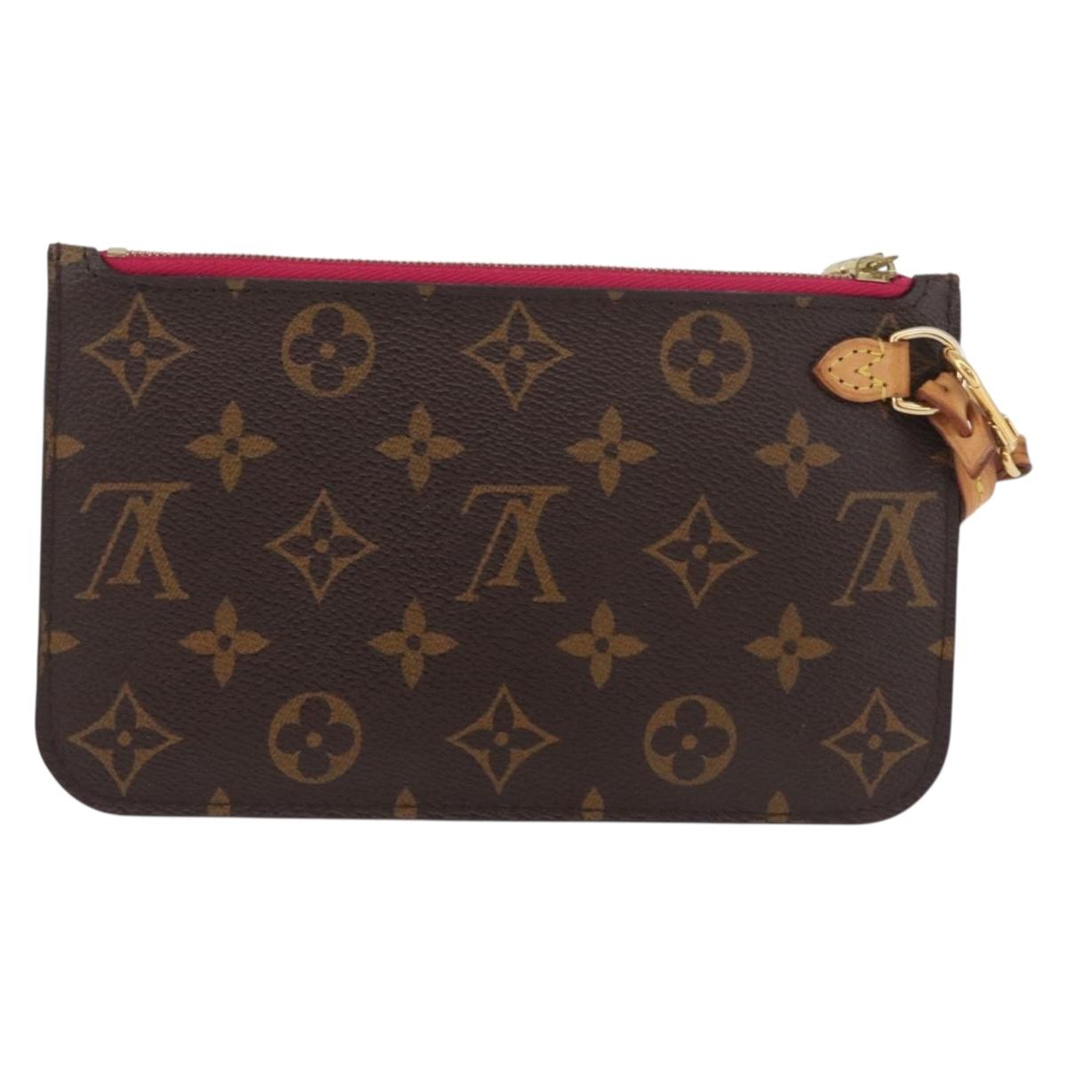 LOUIS VUITTON Monogram Neverfull PM Accessory Pouch LV Auth BA12952