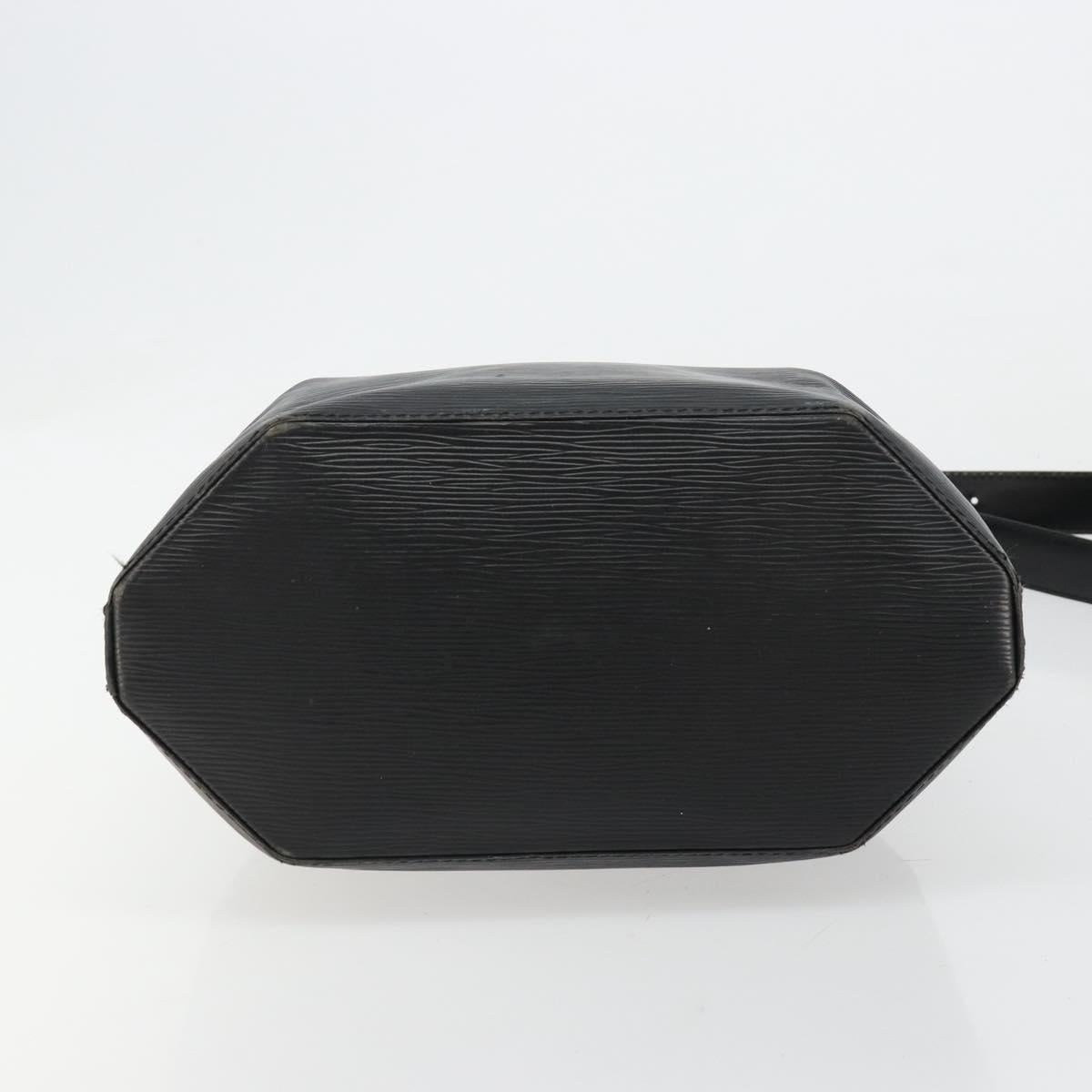 LOUIS VUITTON Epi Sac Depaule GM Shoulder Bag Black M80155 LV Auth BA12958