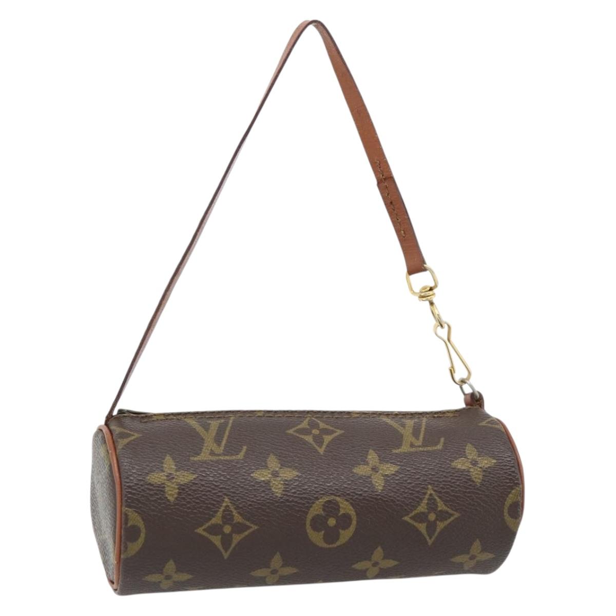 LOUIS VUITTON Monogram Papillon Pouch LV Auth BA12961