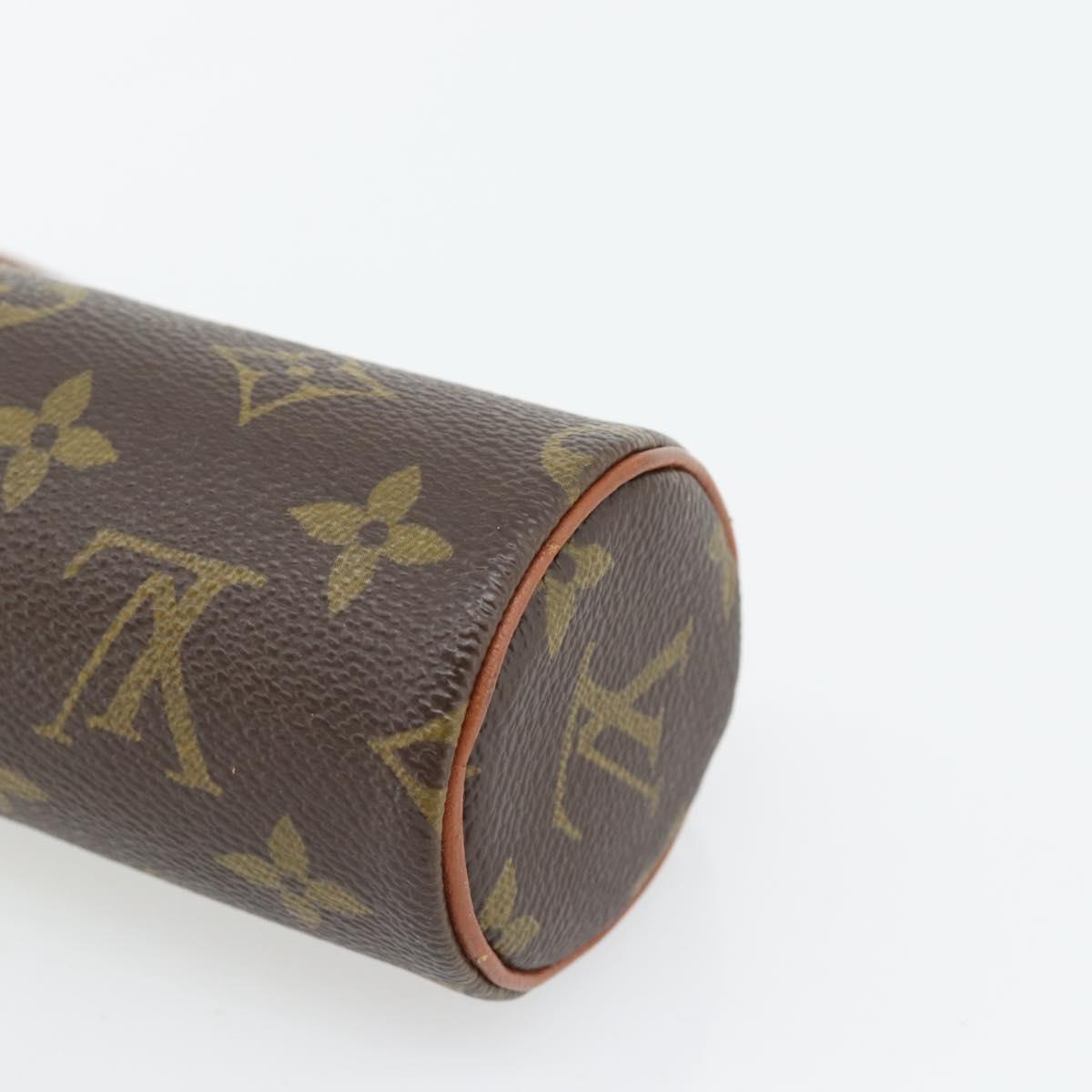 LOUIS VUITTON Monogram Papillon Pouch LV Auth BA12961
