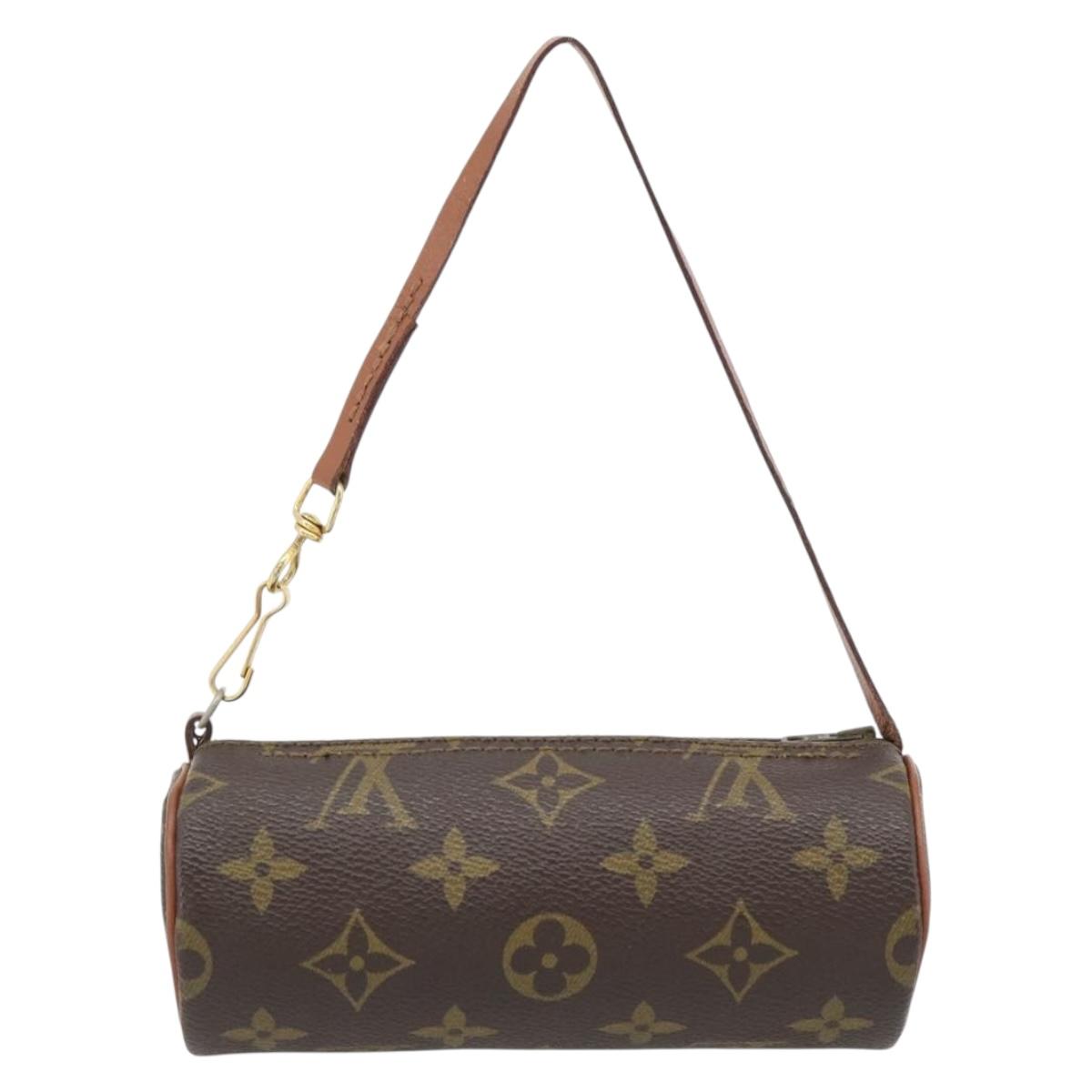 LOUIS VUITTON Monogram Papillon Pouch LV Auth BA12961