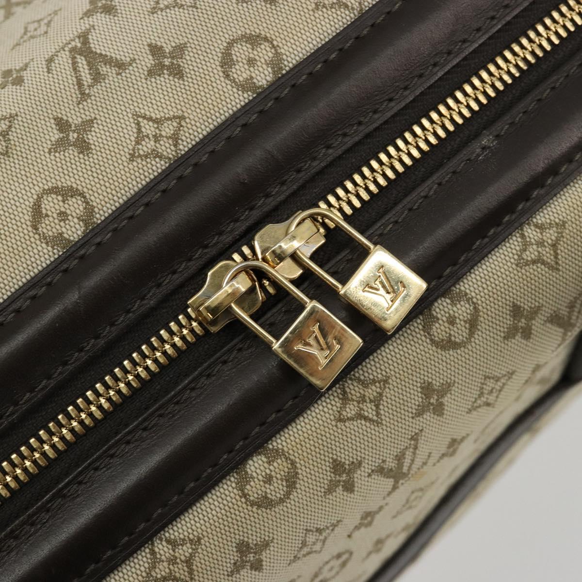 LOUIS VUITTON Monogram Mini Josephine GM Hand Bag Khaki M92310 LV Auth BA12962