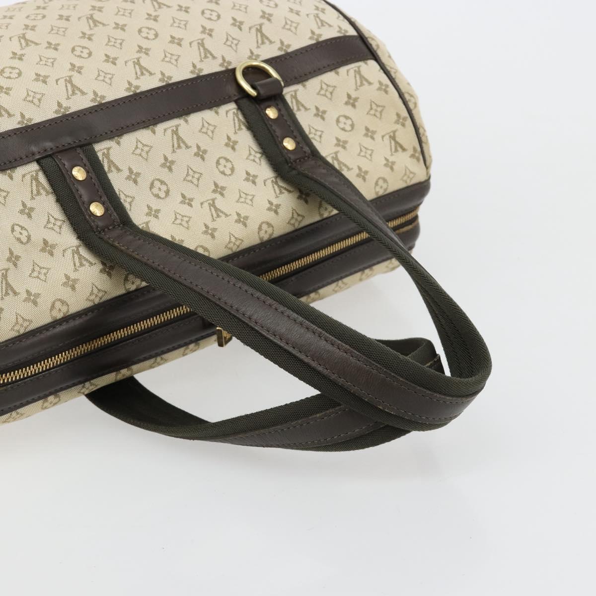 LOUIS VUITTON Monogram Mini Josephine GM Hand Bag Khaki M92310 LV Auth BA12962
