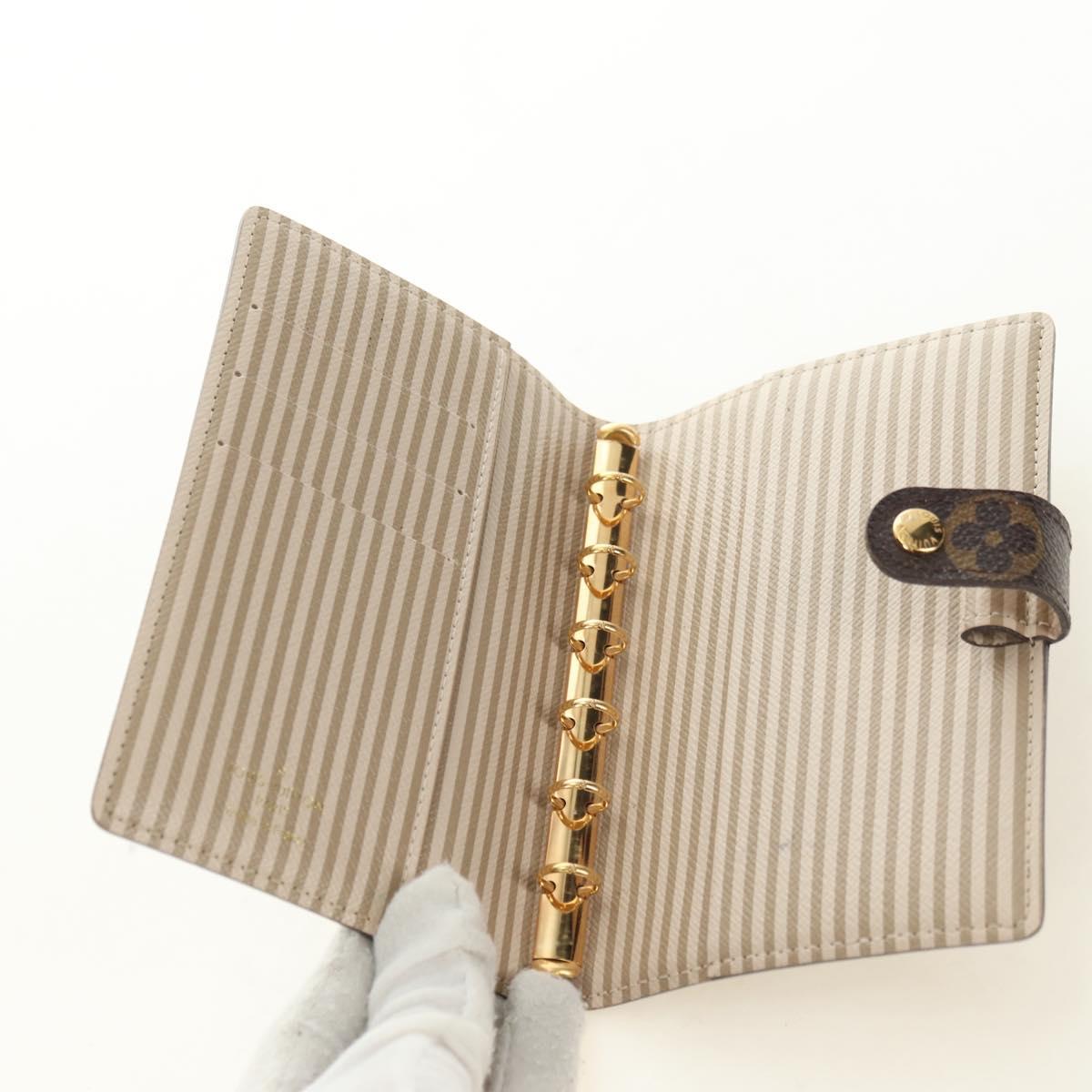 LOUIS VUITTON Monogram Trunk Agenda PM Day Planner Cover R20028 LV Auth BA12979V