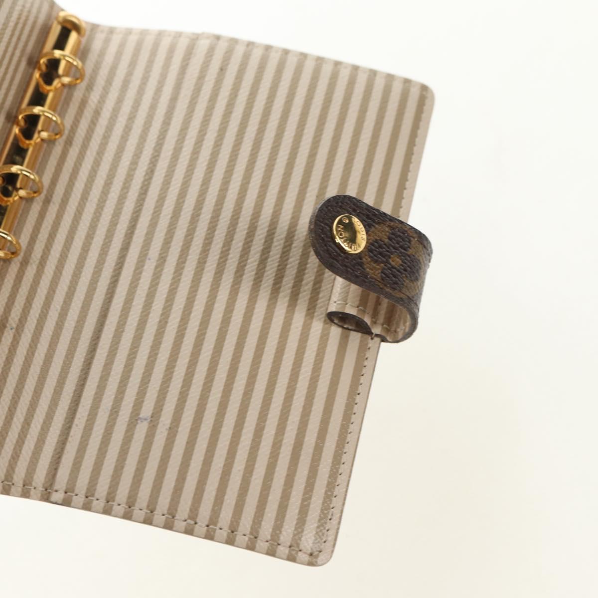 LOUIS VUITTON Monogram Trunk Agenda PM Day Planner Cover R20028 LV Auth BA12979V