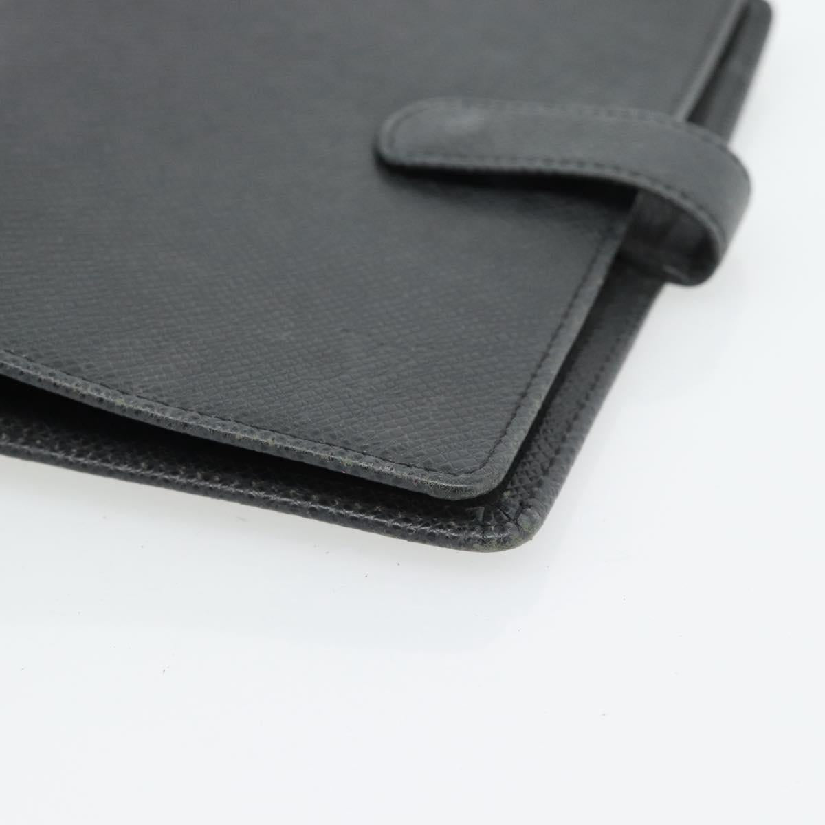 LOUIS VUITTON Taiga Agenda MM Day Planner Cover Ardoise R20222 LV Auth BA12980
