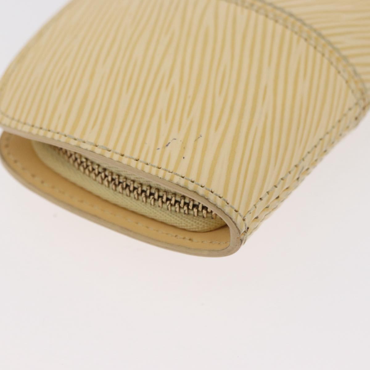 LOUIS VUITTON Epi Porte Monnaie Z Coin Purse Vanilla LV Auth BA12983