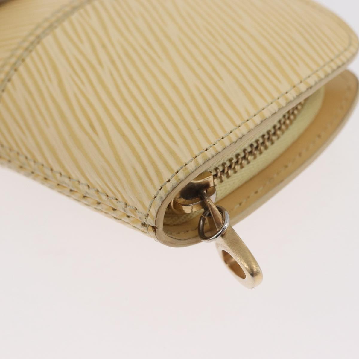 LOUIS VUITTON Epi Porte Monnaie Z Coin Purse Vanilla LV Auth BA12983