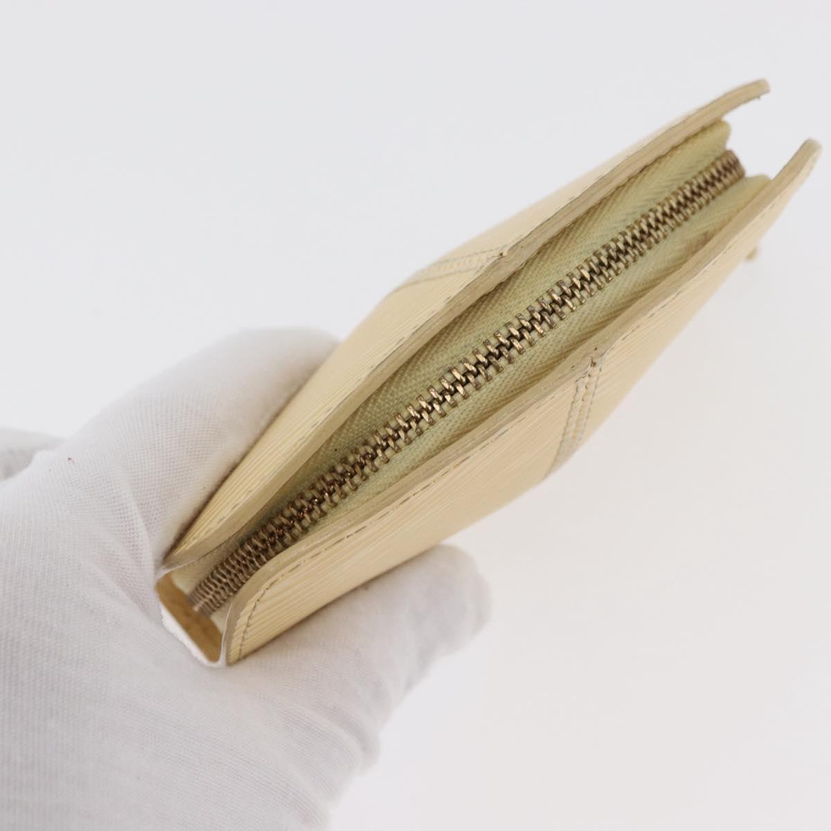 LOUIS VUITTON Epi Porte Monnaie Z Coin Purse Vanilla LV Auth BA12983