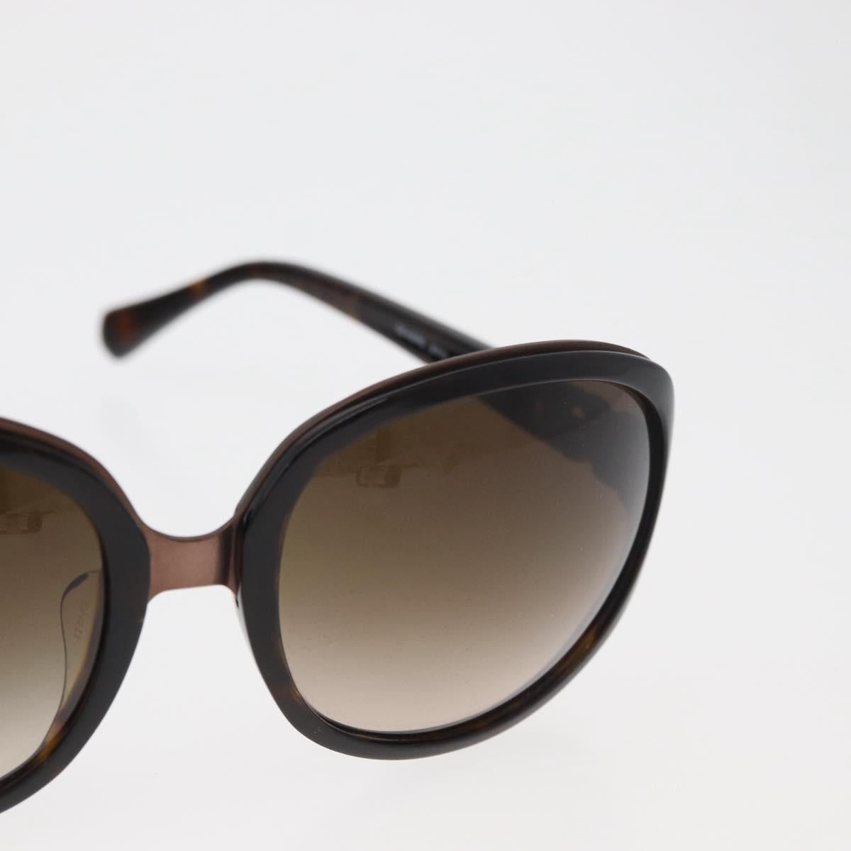 DOLCE&GABBANA Sunglasses plastic Brown Auth BA13000A