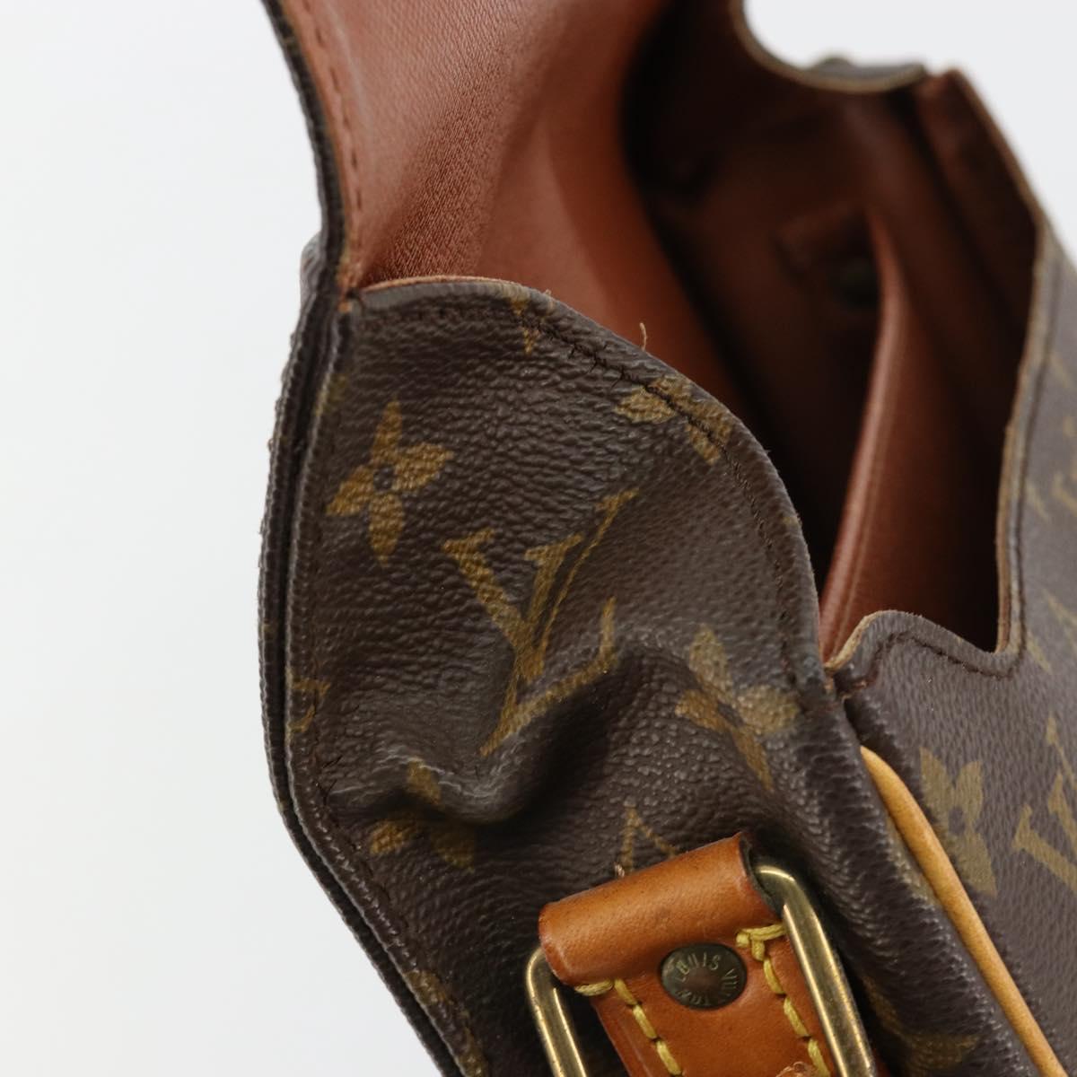 LOUIS VUITTON Monogram Cartouchiere MM Shoulder Bag M51253 LV Auth BA13002