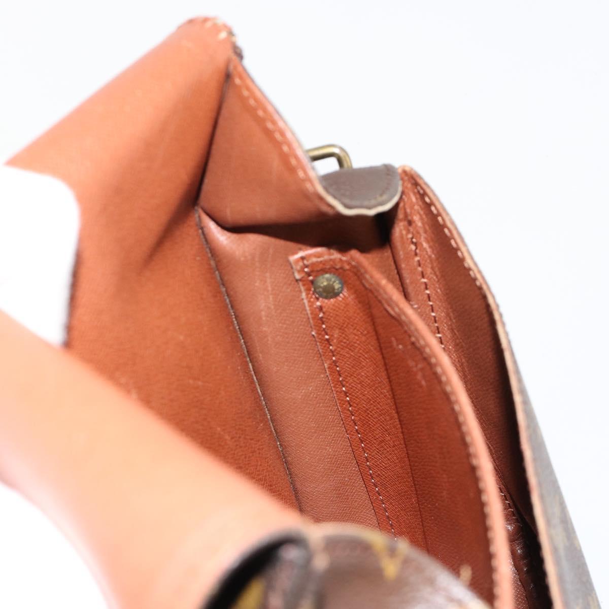 LOUIS VUITTON Monogram Cartouchiere MM Shoulder Bag M51253 LV Auth BA13002