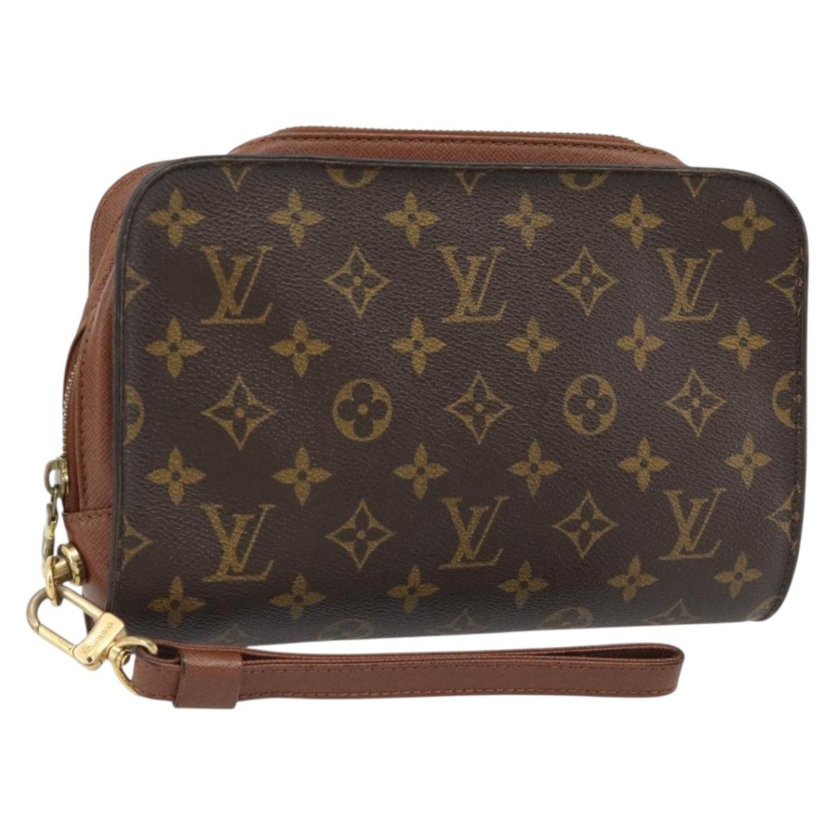 LOUIS VUITTON Monogram Orsay Clutch Bag M51790 LV Auth BA13003