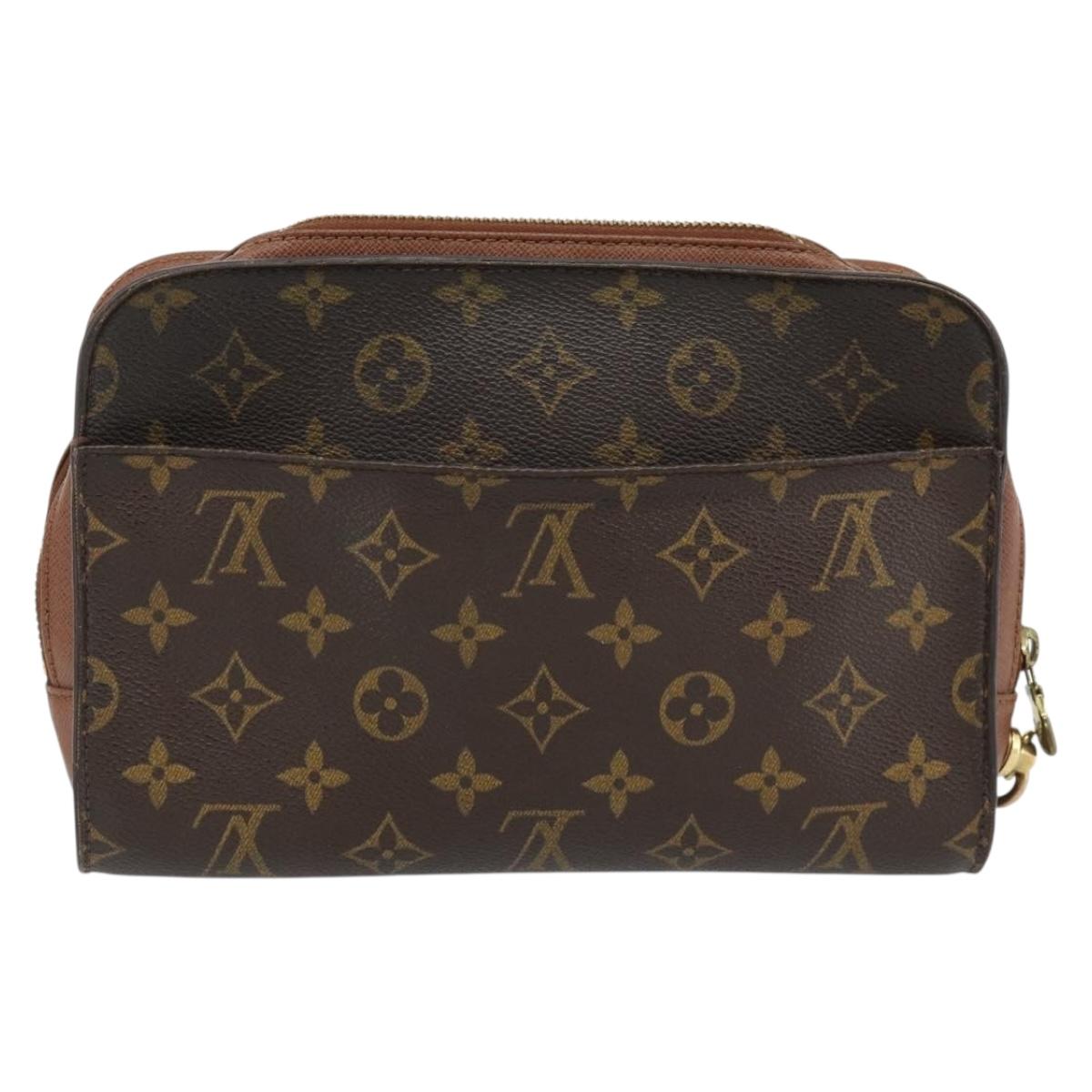 LOUIS VUITTON Monogram Orsay Clutch Bag M51790 LV Auth BA13003
