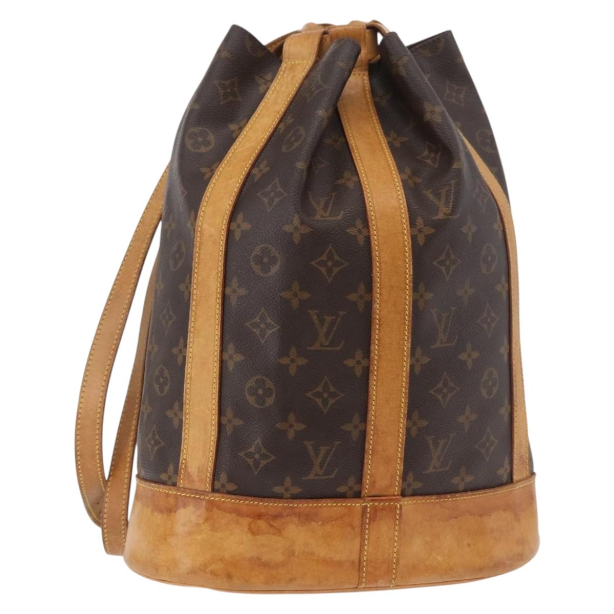 LOUIS VUITTON Monogram Randonnee PM Shoulder Bag M42243 LV Auth BA13004