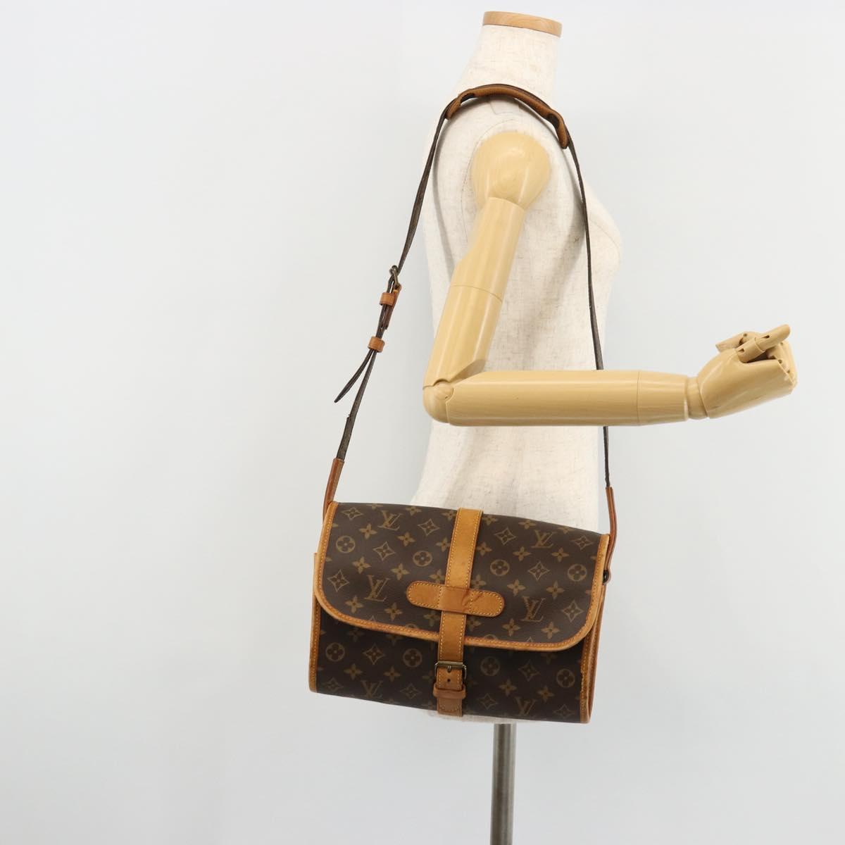 LOUIS VUITTON Monogram Marne Shoulder Bag M51369 LV Auth BA13007