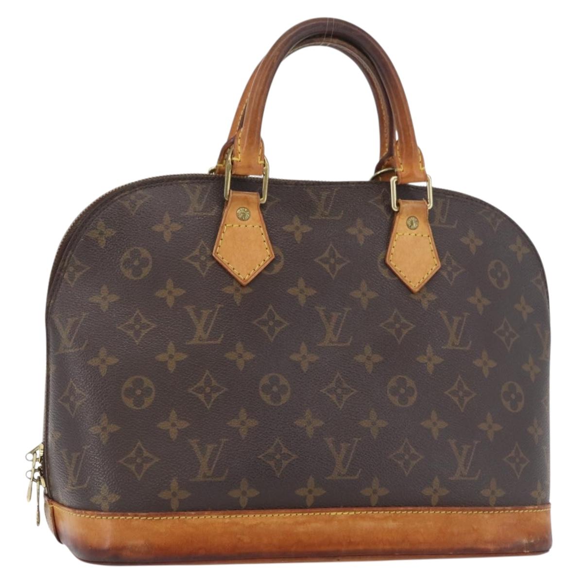 LOUIS VUITTON Monogram Alma Hand Bag M51130 LV Auth BA13011