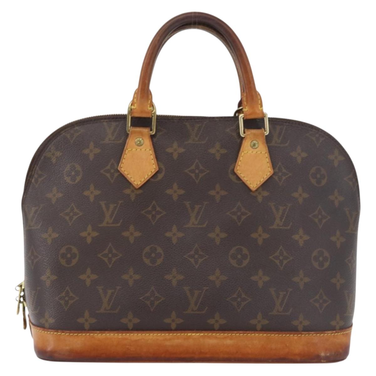 LOUIS VUITTON Monogram Alma Hand Bag M51130 LV Auth BA13011