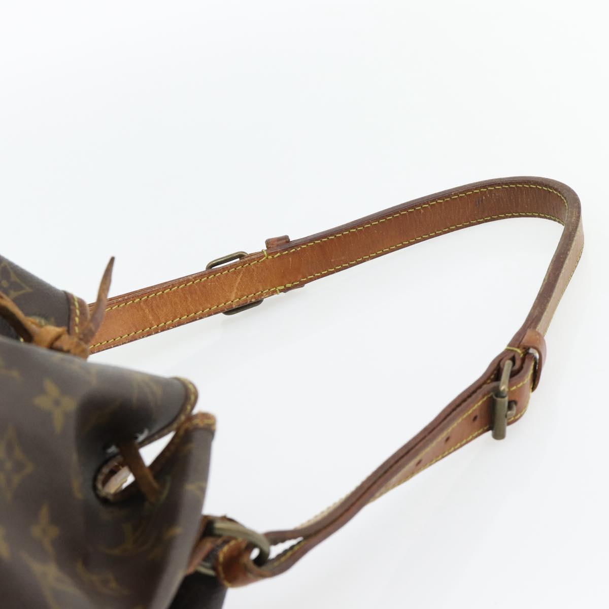 LOUIS VUITTON Monogram Petit Noe Shoulder Bag M42226 LV Auth BA13013