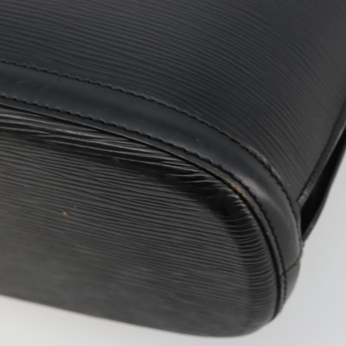 LOUIS VUITTON Epi Lussac Shoulder Bag Black M52282 LV Auth BA13025