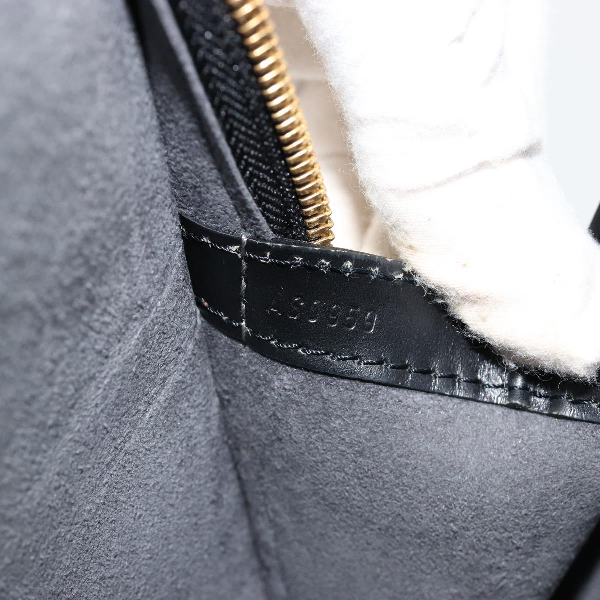 LOUIS VUITTON Epi Lussac Shoulder Bag Black M52282 LV Auth BA13025