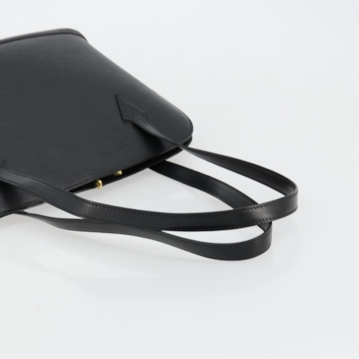 LOUIS VUITTON Epi Lussac Shoulder Bag Black M52282 LV Auth BA13025