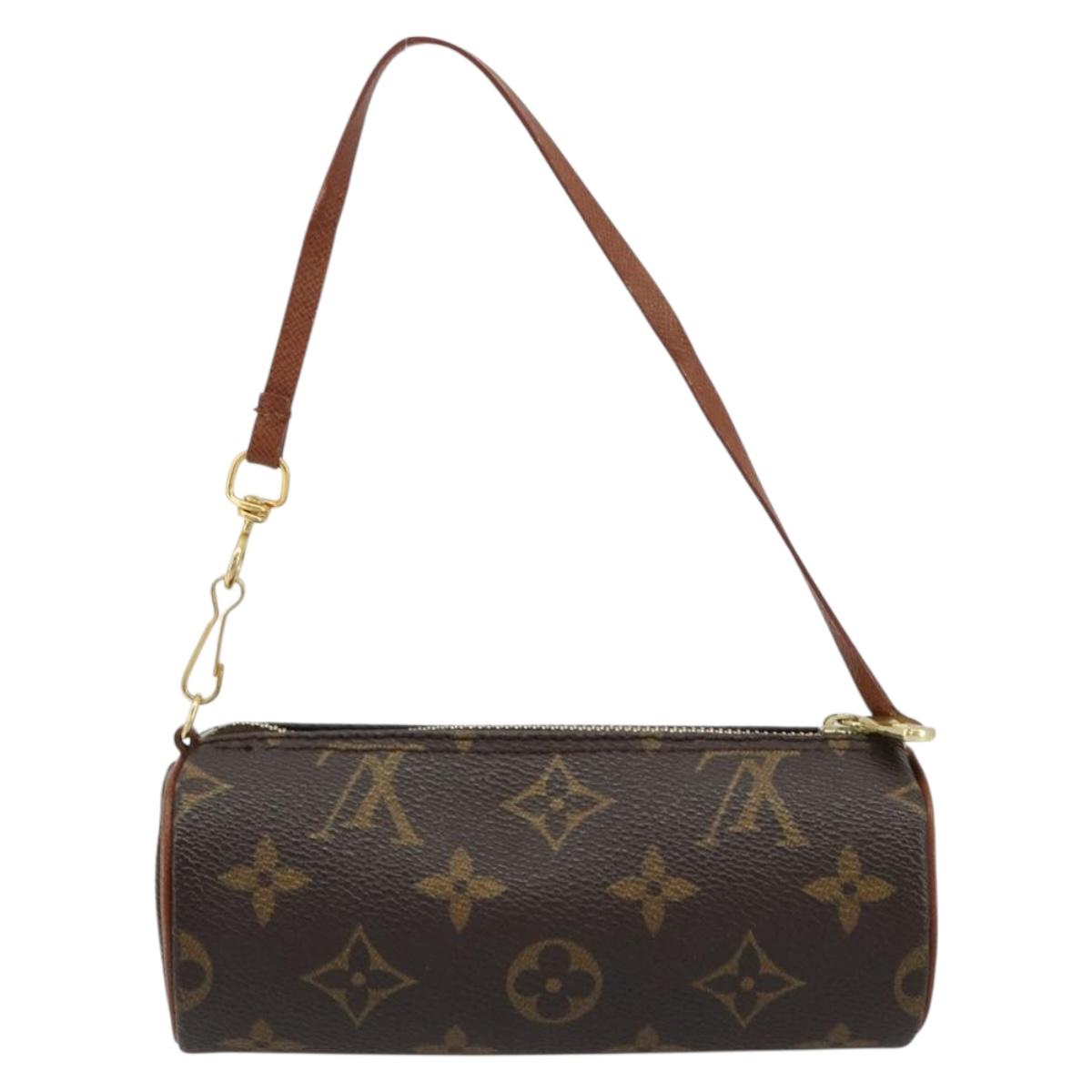 LOUIS VUITTON Monogram Papillon Pouch LV Auth BA13034