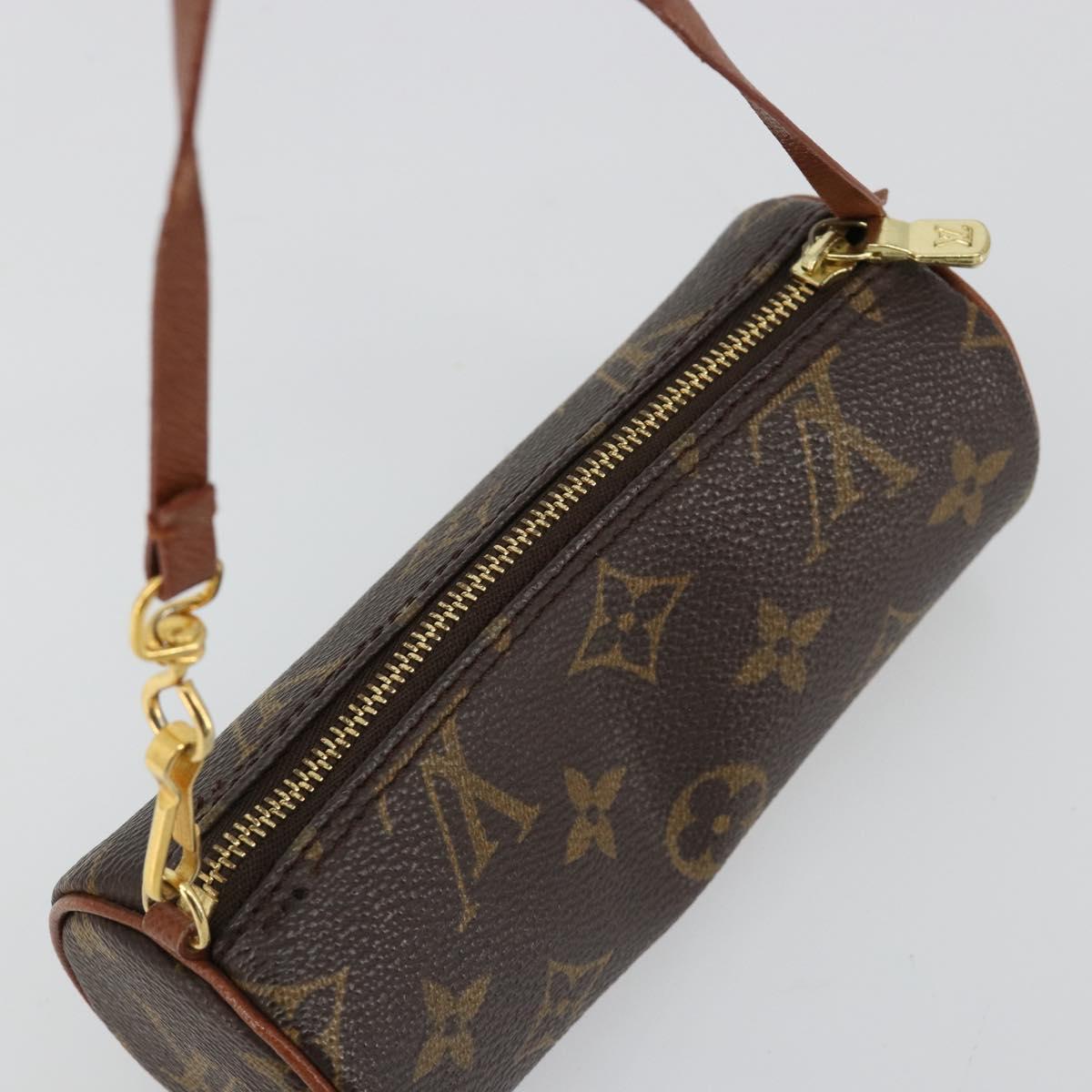 LOUIS VUITTON Monogram Papillon Pouch LV Auth BA13034