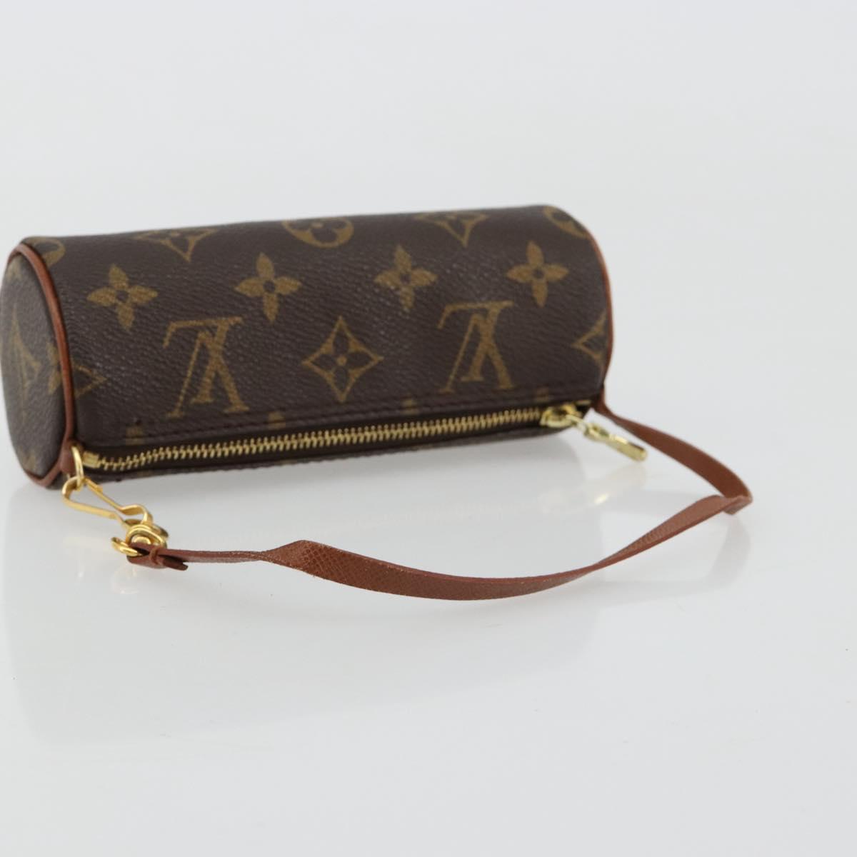 LOUIS VUITTON Monogram Papillon Pouch LV Auth BA13034