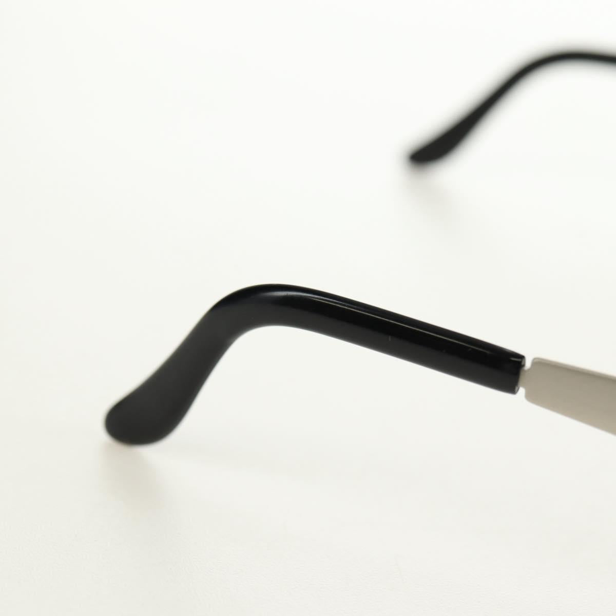 CHANEL COCO Mark Sunglasses metal Silver CC Auth BA13043M