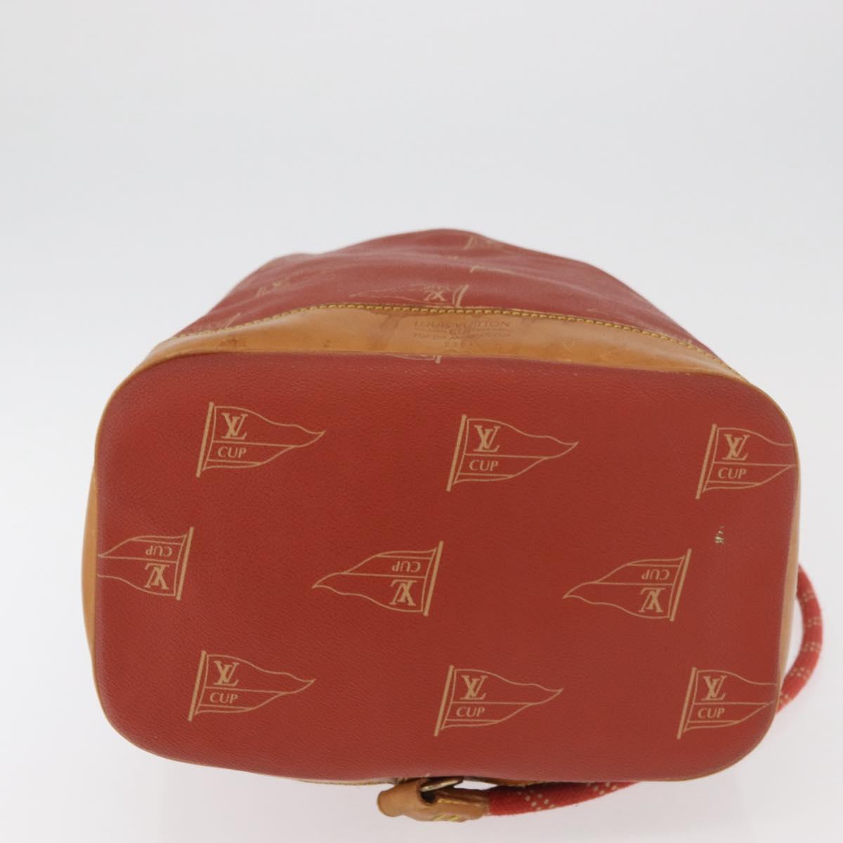 LOUIS VUITTON LV Cup Saint Tropez Shoulder Bag Red M80026 LV Auth BA13045