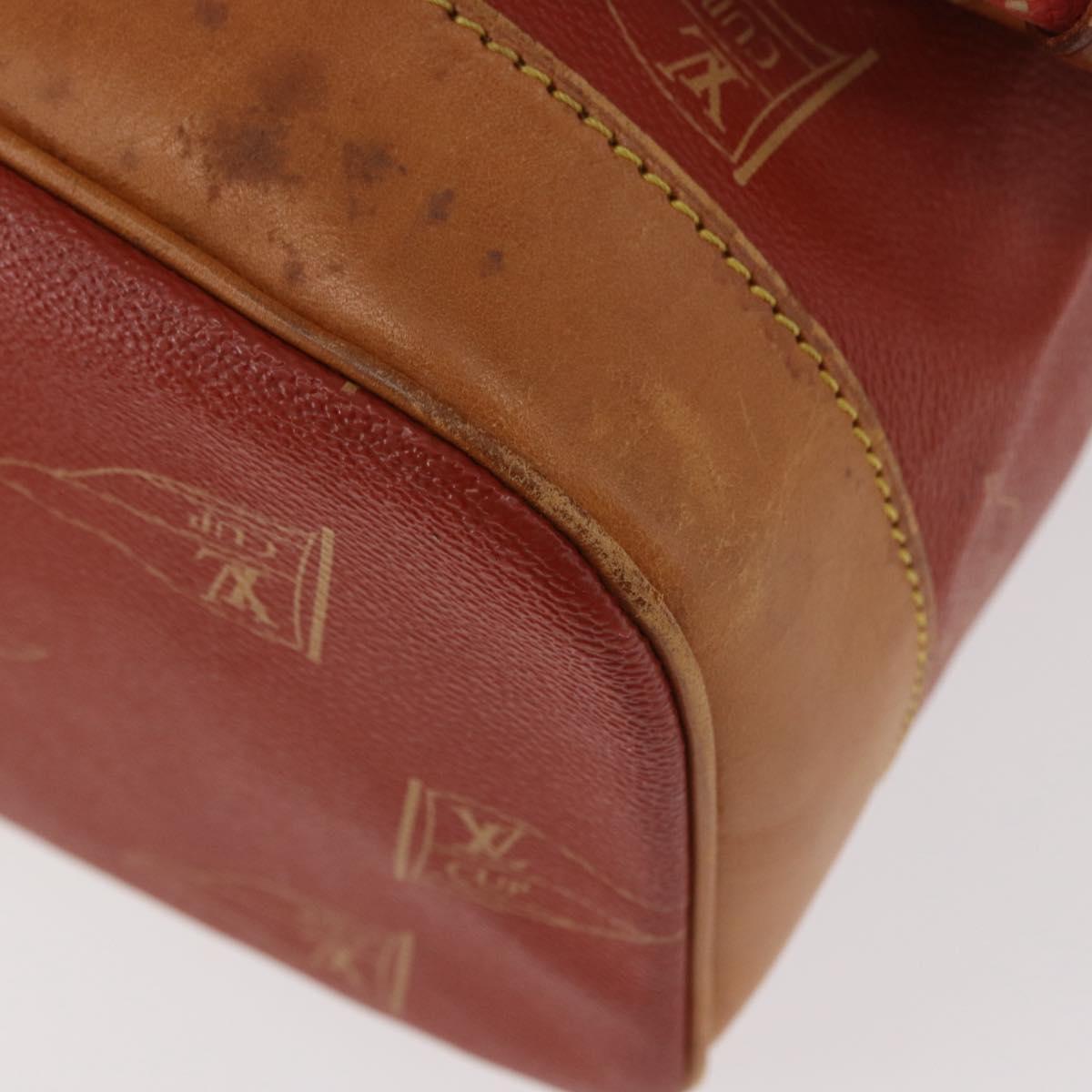 LOUIS VUITTON LV Cup Saint Tropez Shoulder Bag Red M80026 LV Auth BA13045