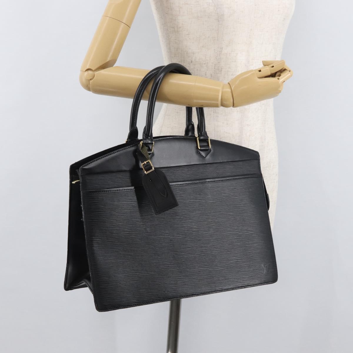LOUIS VUITTON Epi Riviera Hand Bag Black M48182 LV Auth BA13046