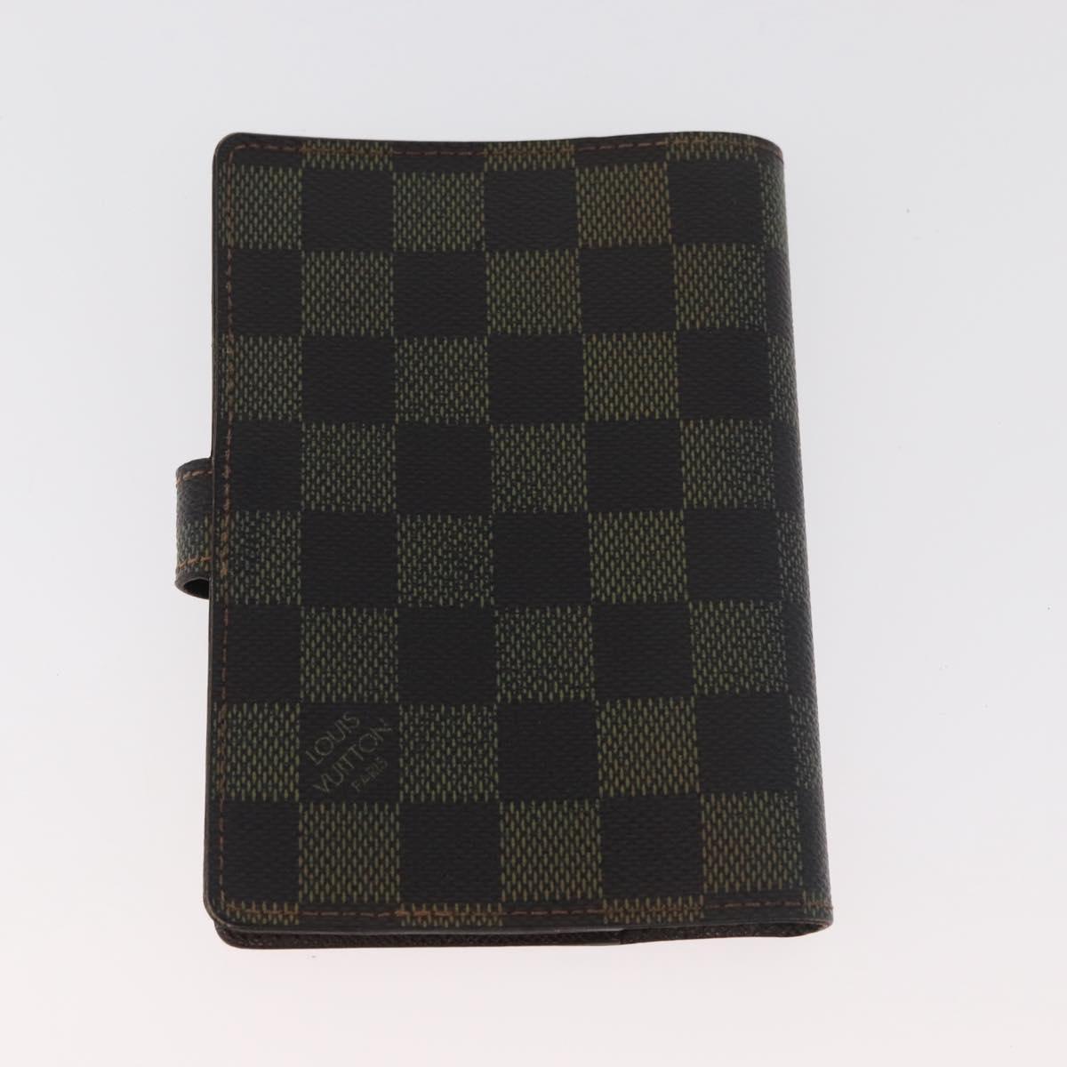 LOUIS VUITTON Monogram Vernis Planner 4 Set Beige LV Auth BA13050