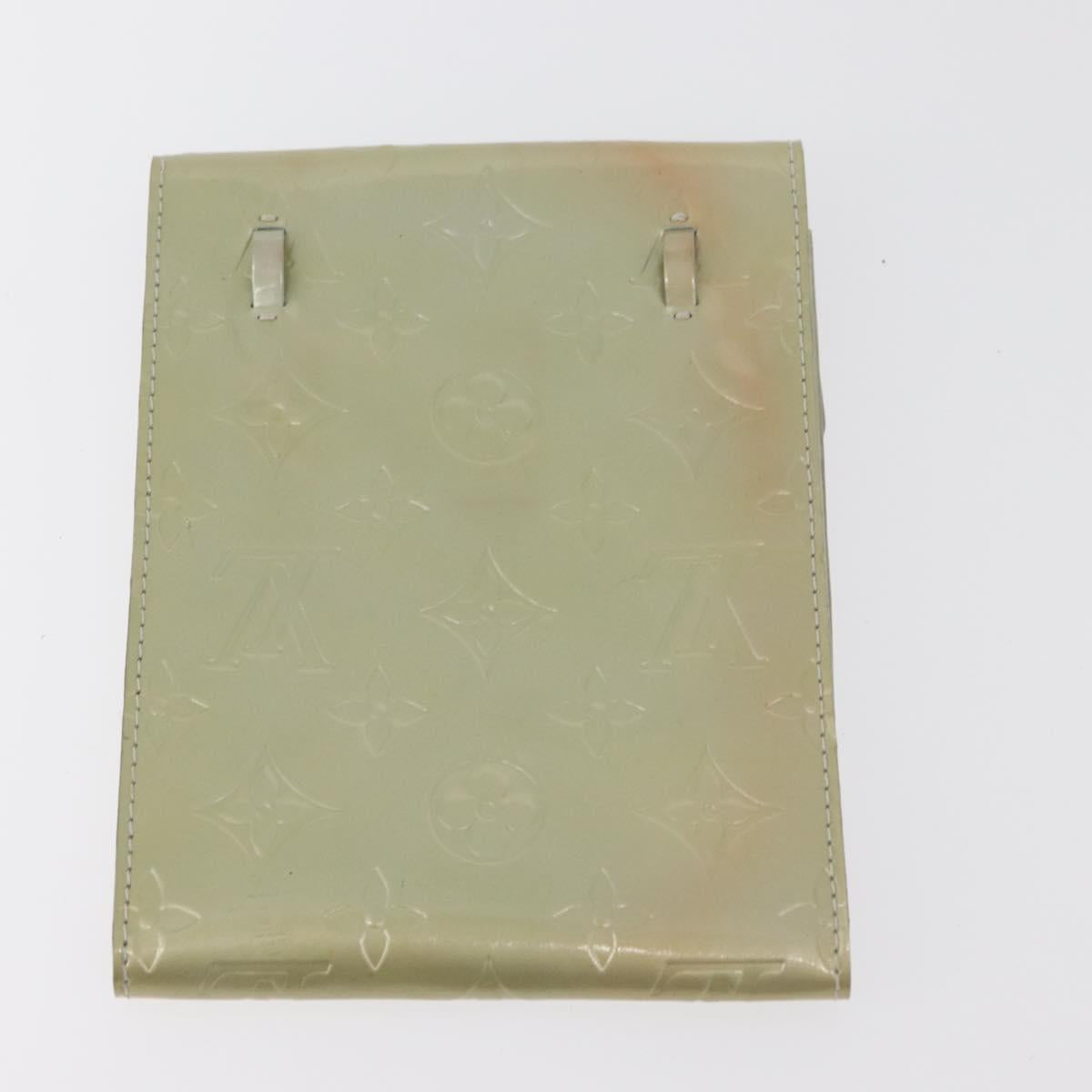 LOUIS VUITTON Monogram Vernis Planner 4 Set Beige LV Auth BA13050