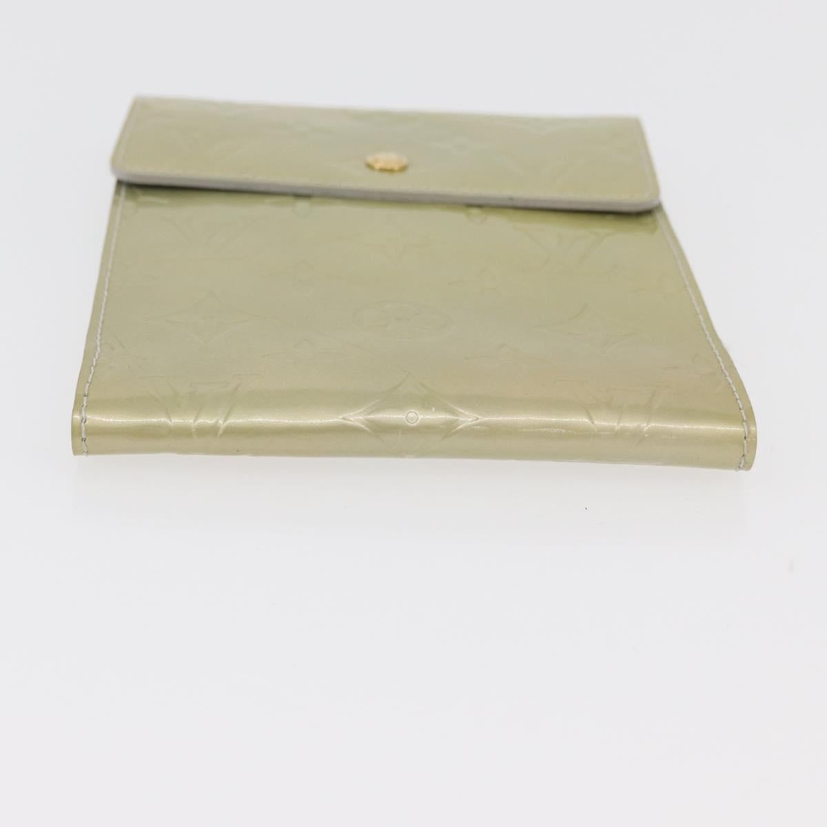 LOUIS VUITTON Monogram Vernis Planner 4 Set Beige LV Auth BA13050
