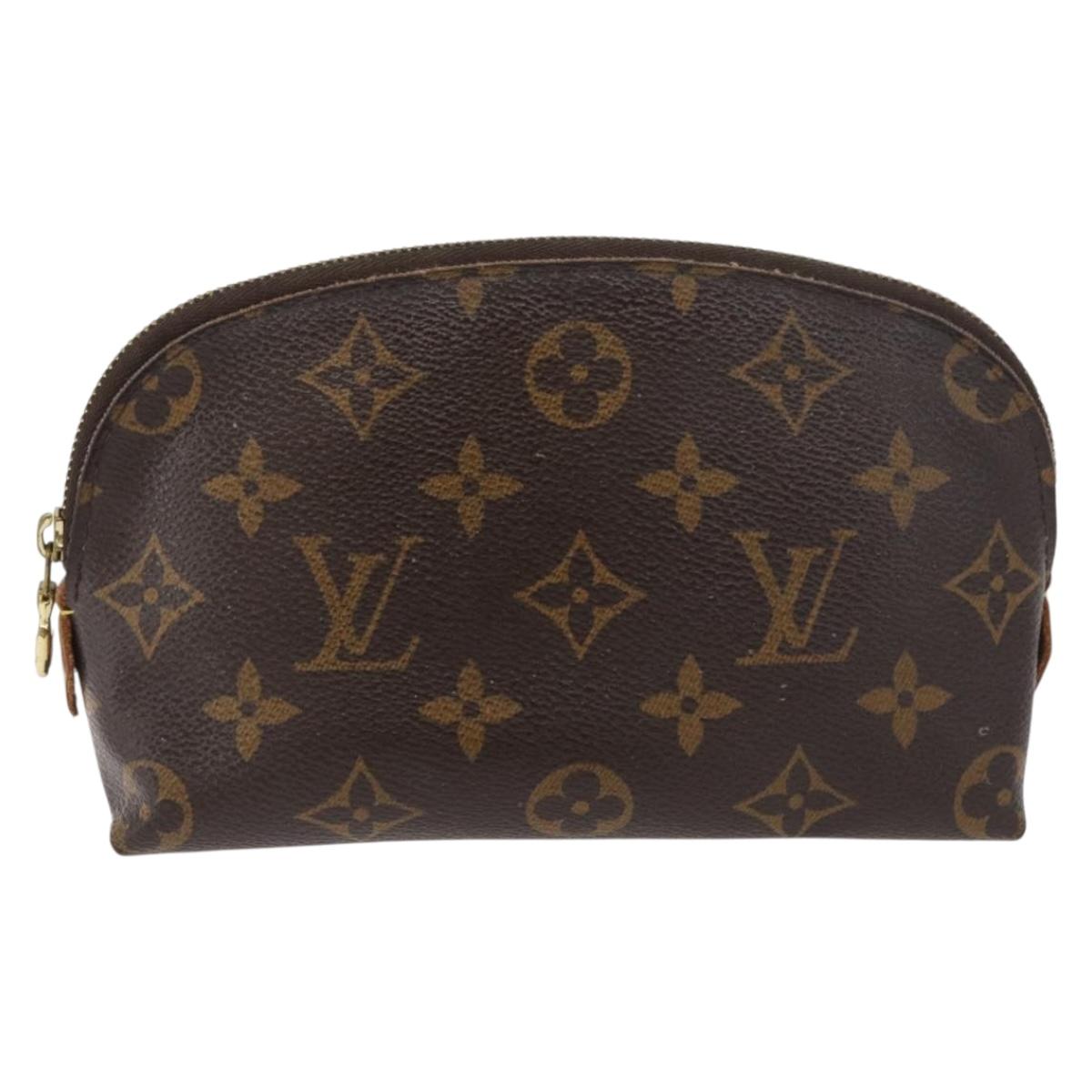 LOUIS VUITTON Monogram Pouch 2 Set LV Auth BA13051