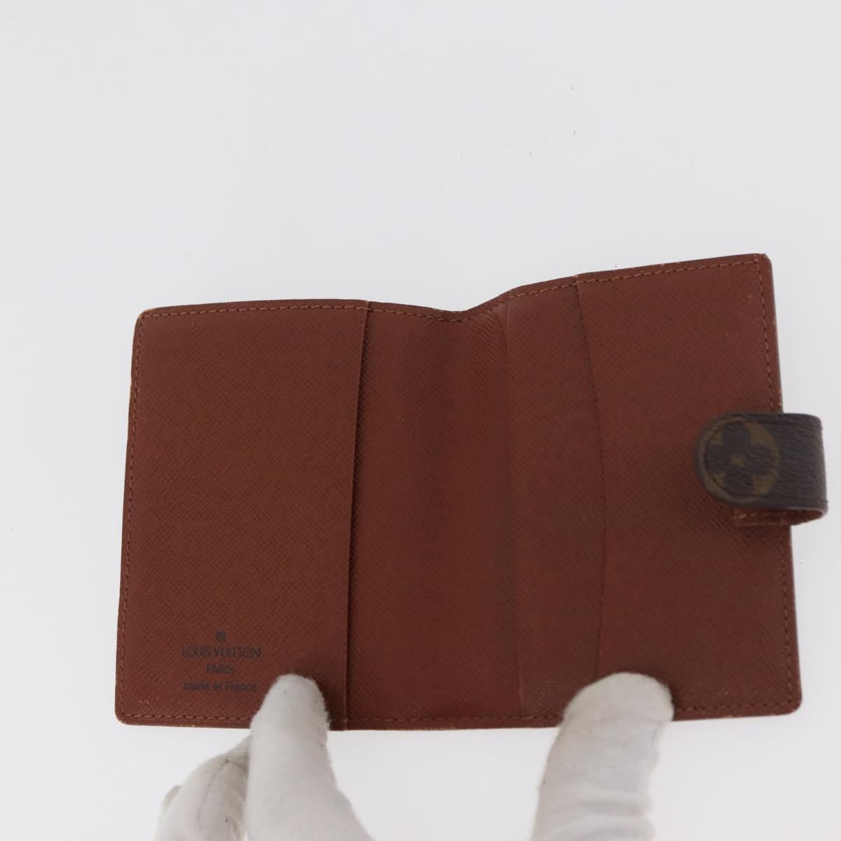 LOUIS VUITTON Monogram Vernis Wallet 4 Set Brown LV Auth BA13052