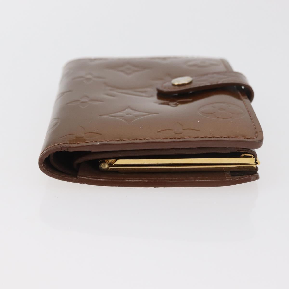 LOUIS VUITTON Monogram Vernis Wallet 4 Set Brown LV Auth BA13052