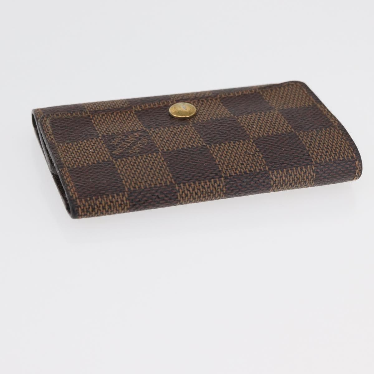 LOUIS VUITTON Monogram Damier Ebene Cigarette Case 2 Set LV Auth BA13056