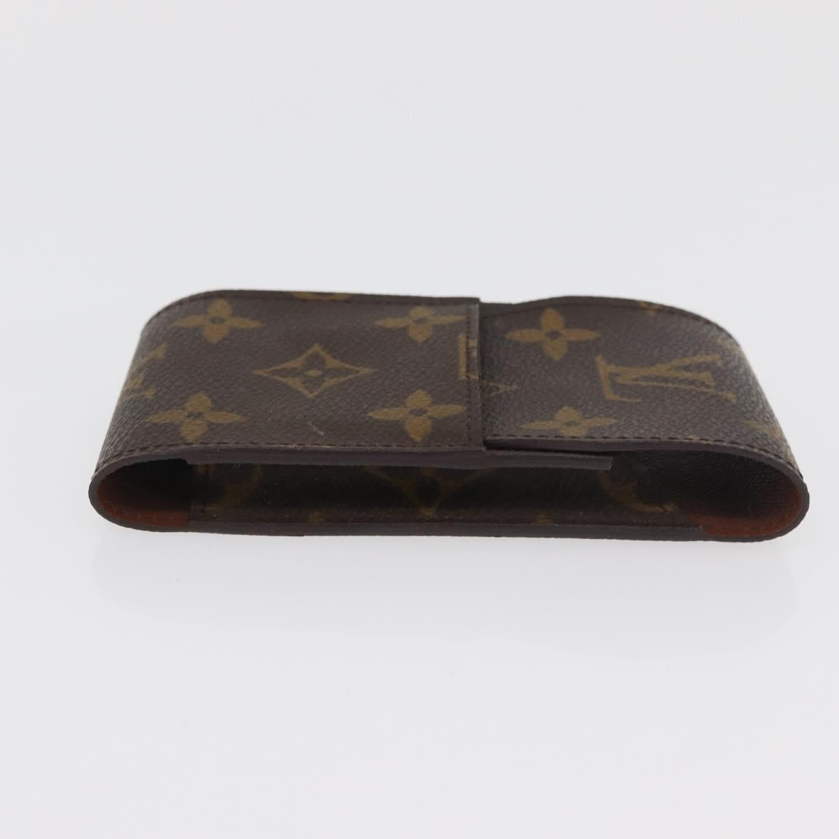 LOUIS VUITTON Monogram Damier Ebene Cigarette Case 2 Set LV Auth BA13056