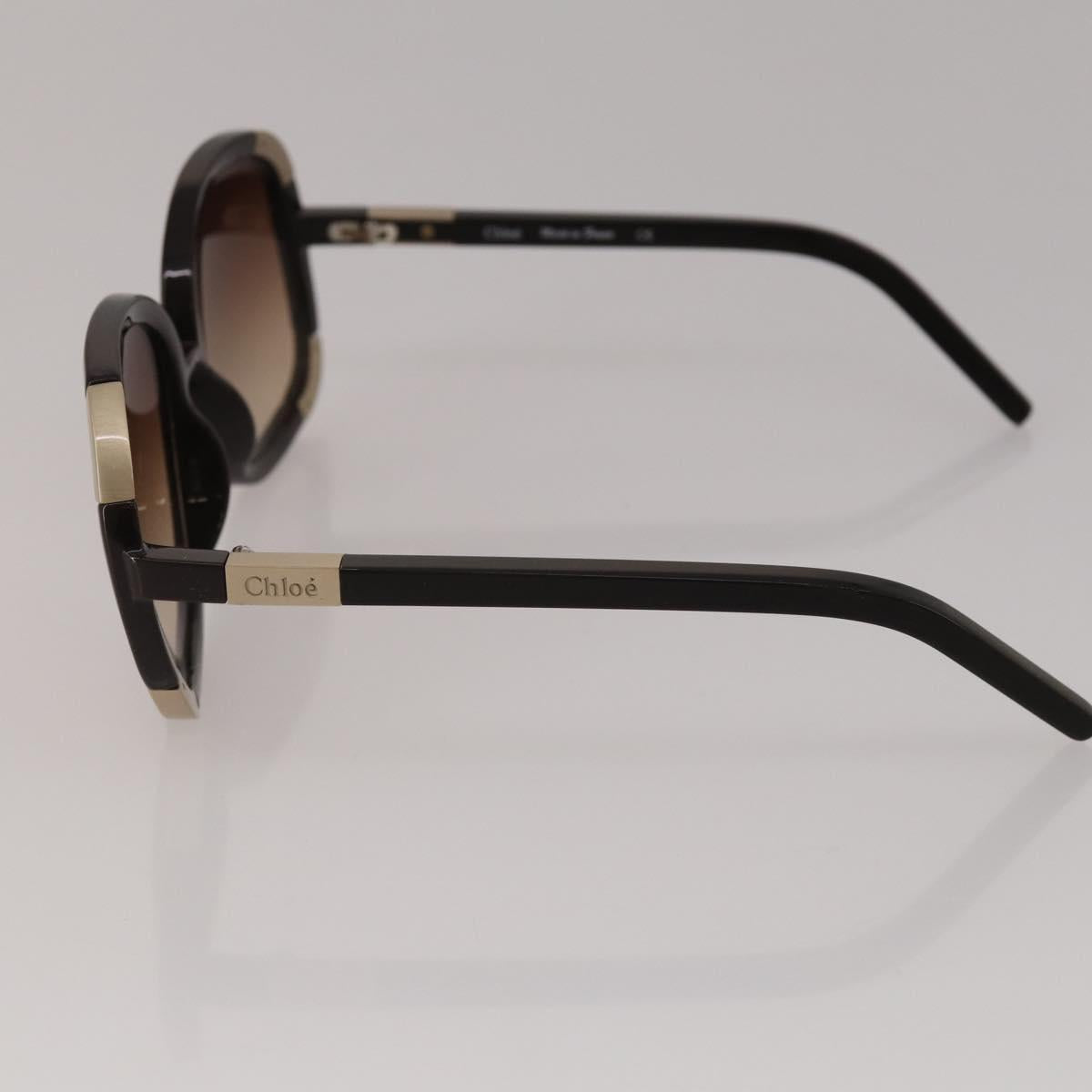 Chloe Sunglasses plastic 3 Set Brown White Auth BA13058