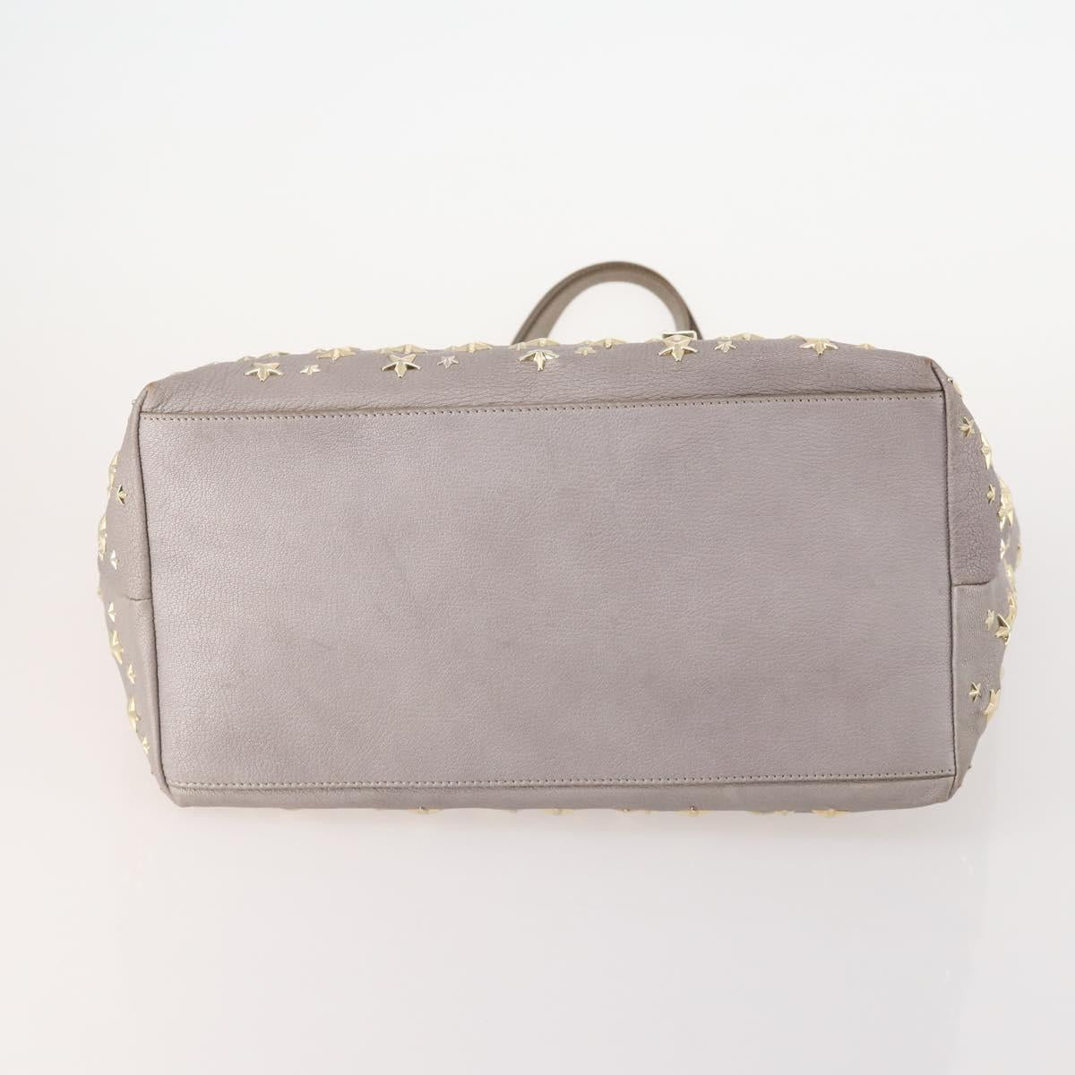 Jimmy Choo Long Wallet Leather 2 Set Gray Purple Auth BA13065