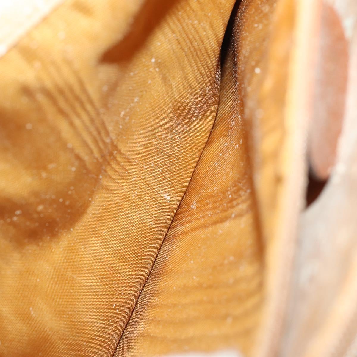 GUCCI Bamboo Tote Bag Leather 2way Brown Gold 002 2855 0322 0 Auth BA13078