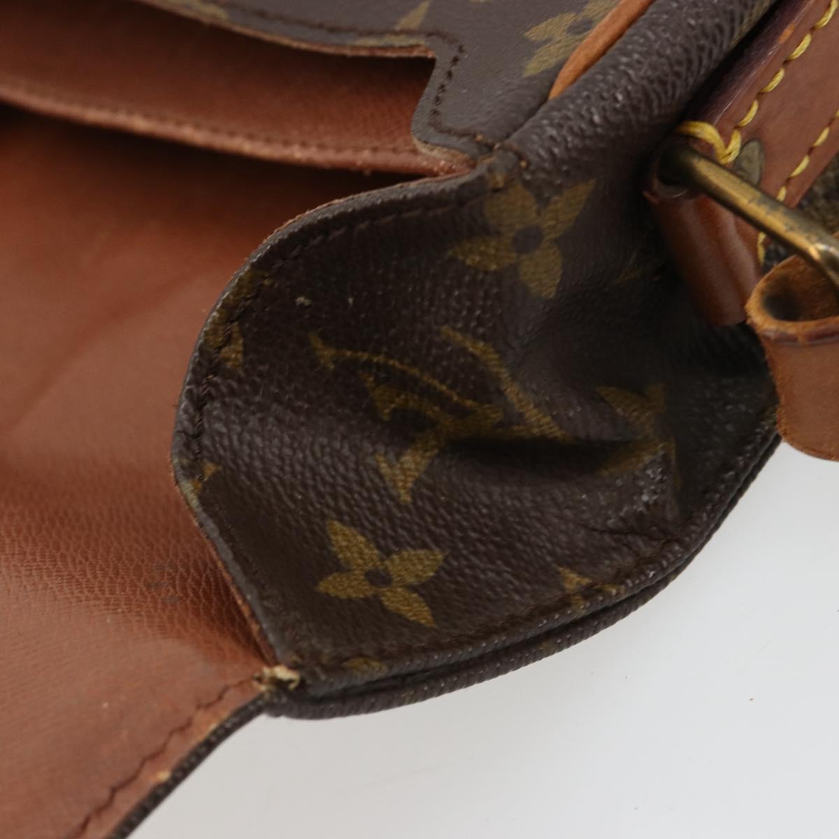 LOUIS VUITTON Monogram Cartouchiere MM Shoulder Bag M51253 LV Auth BA13085